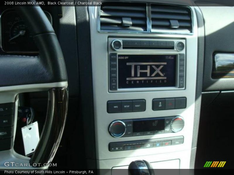Black Clearcoat / Charcoal Black 2008 Lincoln MKX AWD