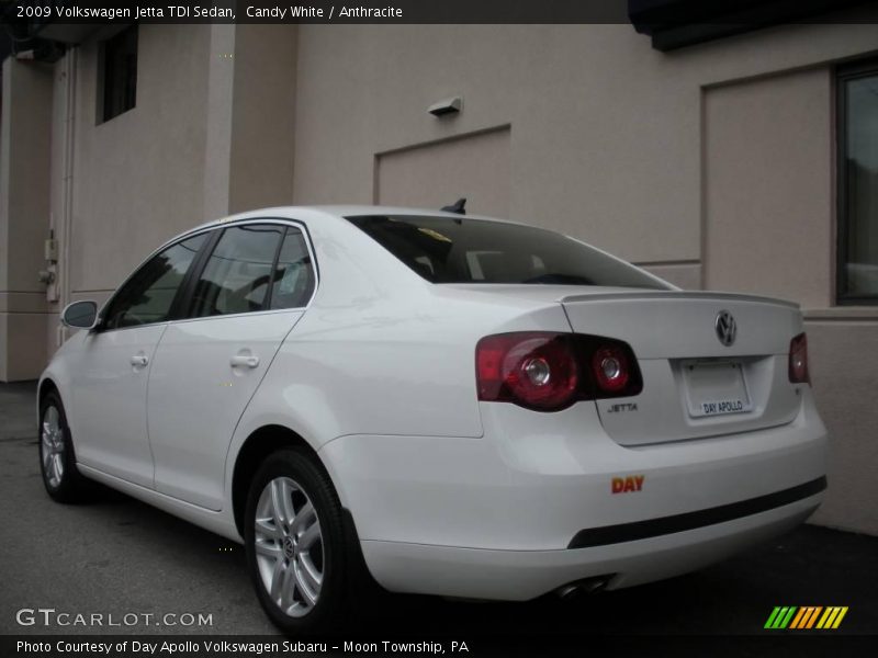 Candy White / Anthracite 2009 Volkswagen Jetta TDI Sedan