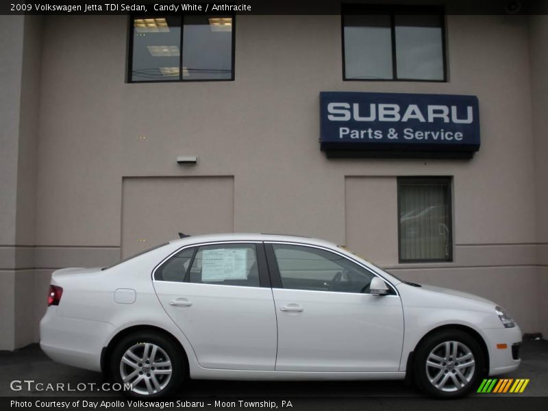 Candy White / Anthracite 2009 Volkswagen Jetta TDI Sedan
