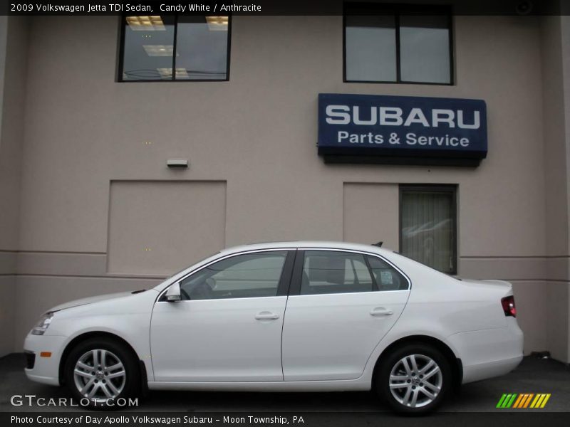 Candy White / Anthracite 2009 Volkswagen Jetta TDI Sedan