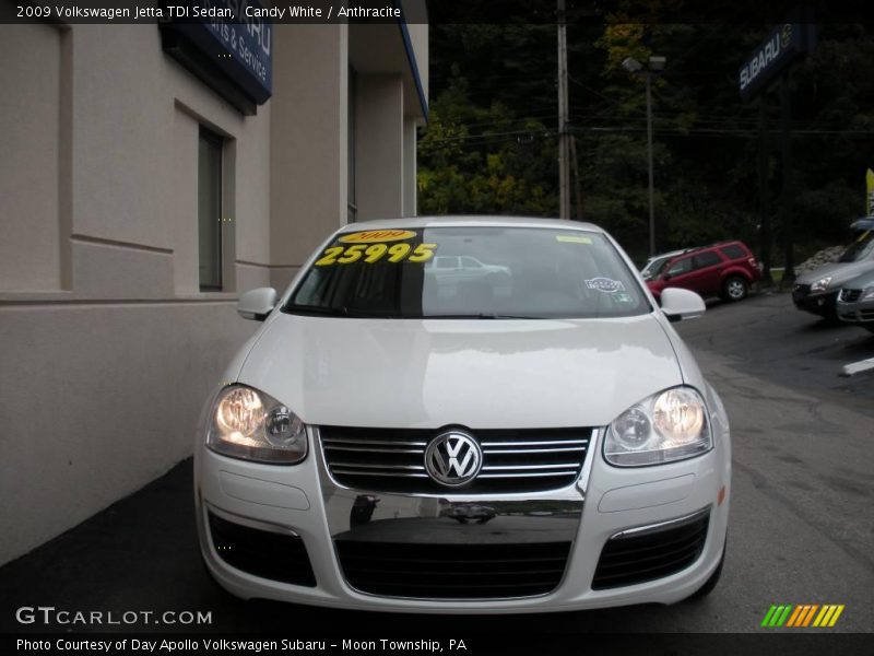 Candy White / Anthracite 2009 Volkswagen Jetta TDI Sedan