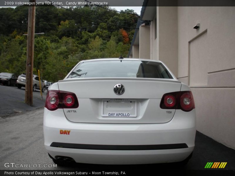 Candy White / Anthracite 2009 Volkswagen Jetta TDI Sedan