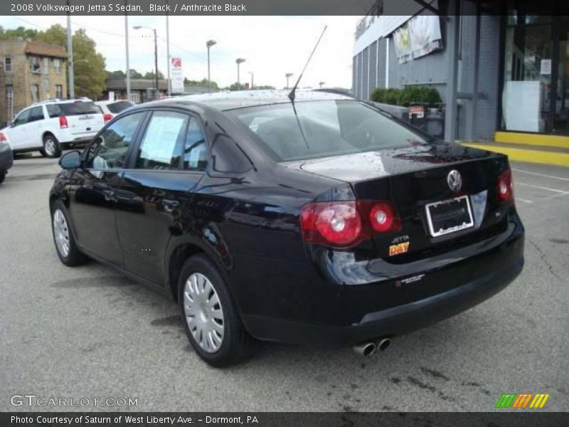 Black / Anthracite Black 2008 Volkswagen Jetta S Sedan