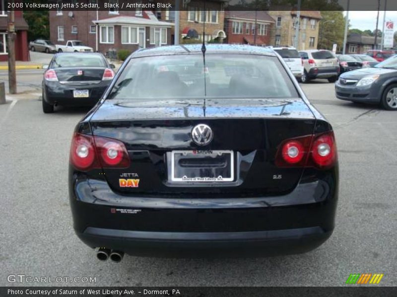 Black / Anthracite Black 2008 Volkswagen Jetta S Sedan