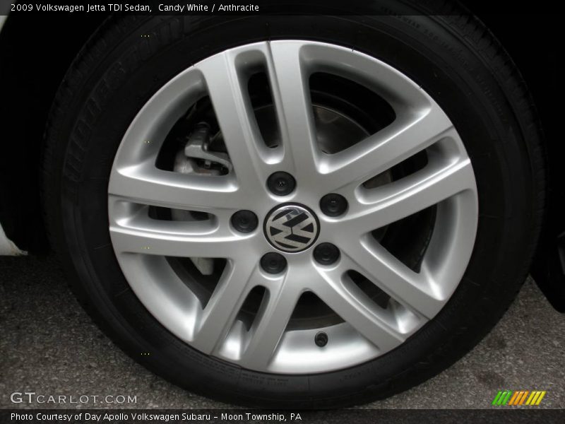 Candy White / Anthracite 2009 Volkswagen Jetta TDI Sedan