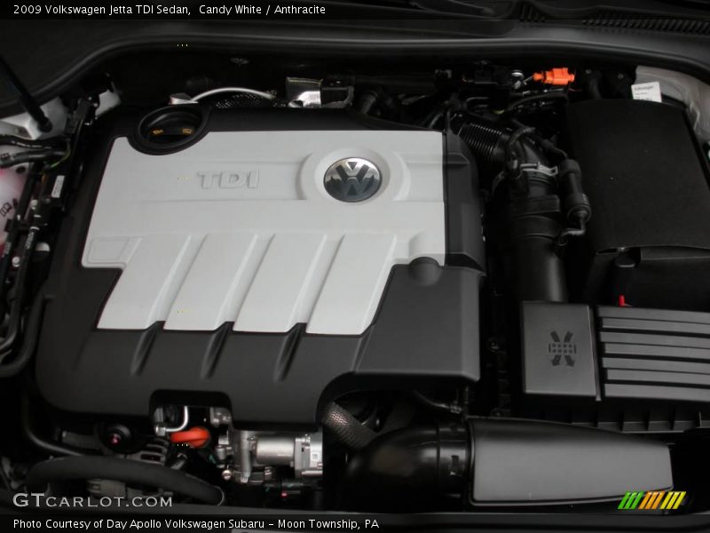 Candy White / Anthracite 2009 Volkswagen Jetta TDI Sedan