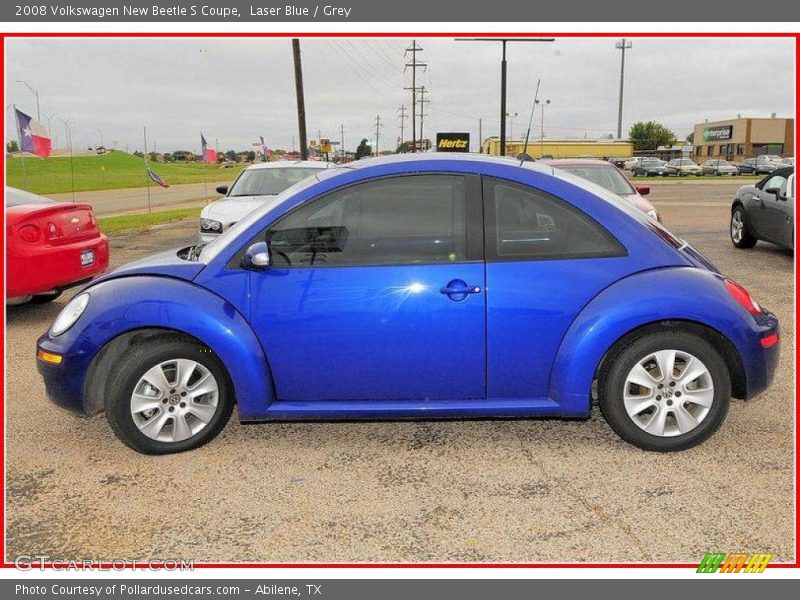 Laser Blue / Grey 2008 Volkswagen New Beetle S Coupe