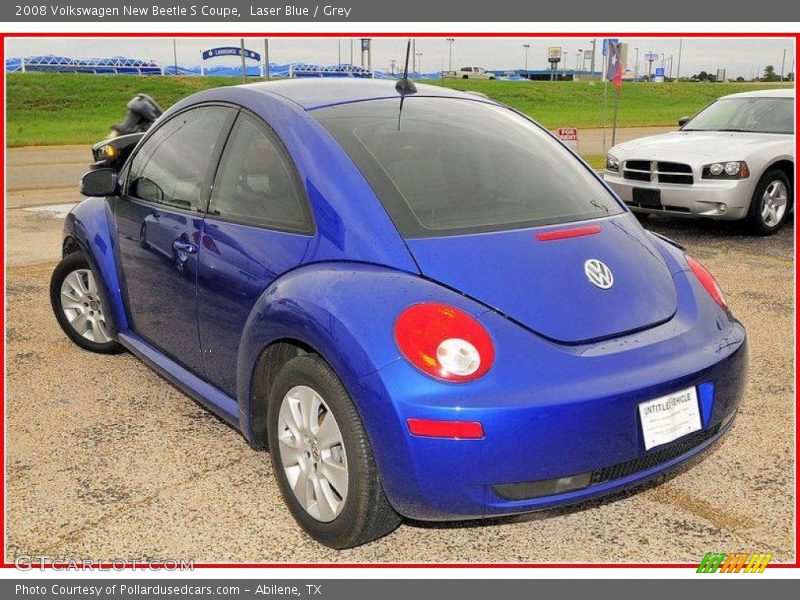 Laser Blue / Grey 2008 Volkswagen New Beetle S Coupe
