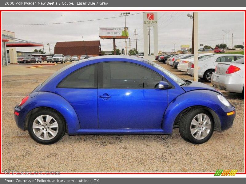 Laser Blue / Grey 2008 Volkswagen New Beetle S Coupe