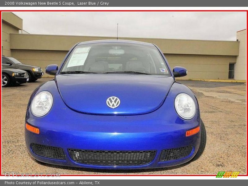 Laser Blue / Grey 2008 Volkswagen New Beetle S Coupe