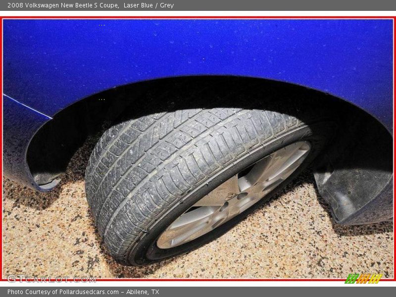 Laser Blue / Grey 2008 Volkswagen New Beetle S Coupe