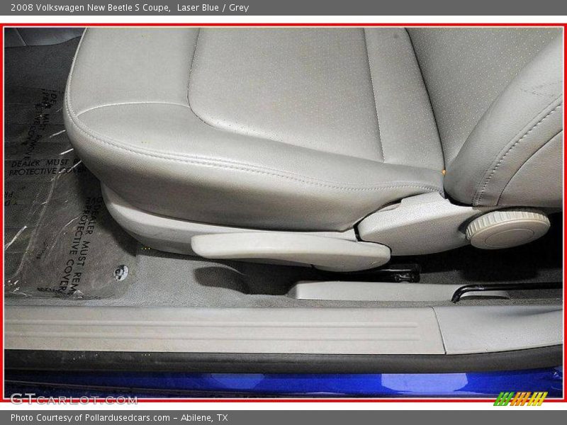 Laser Blue / Grey 2008 Volkswagen New Beetle S Coupe