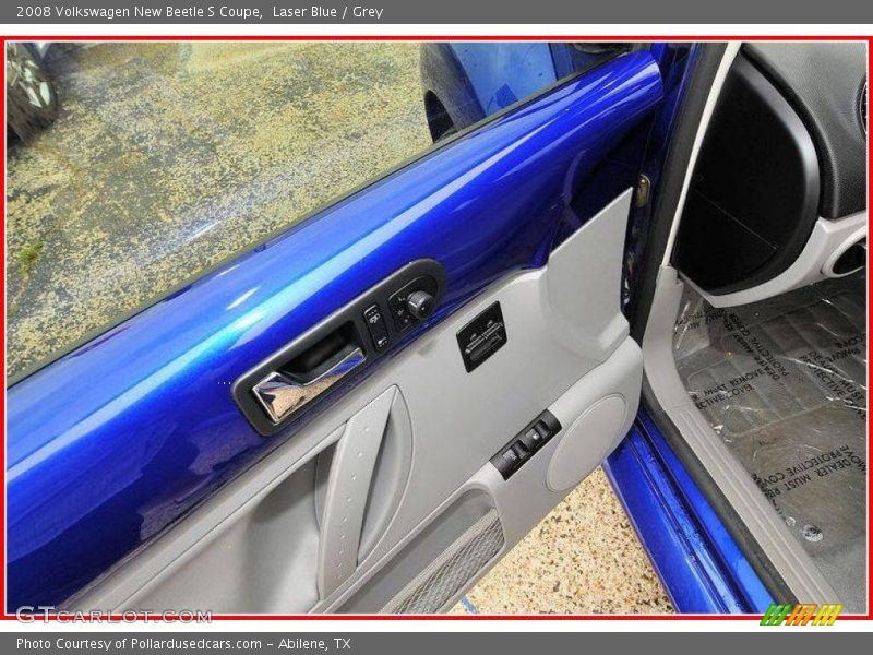 Laser Blue / Grey 2008 Volkswagen New Beetle S Coupe