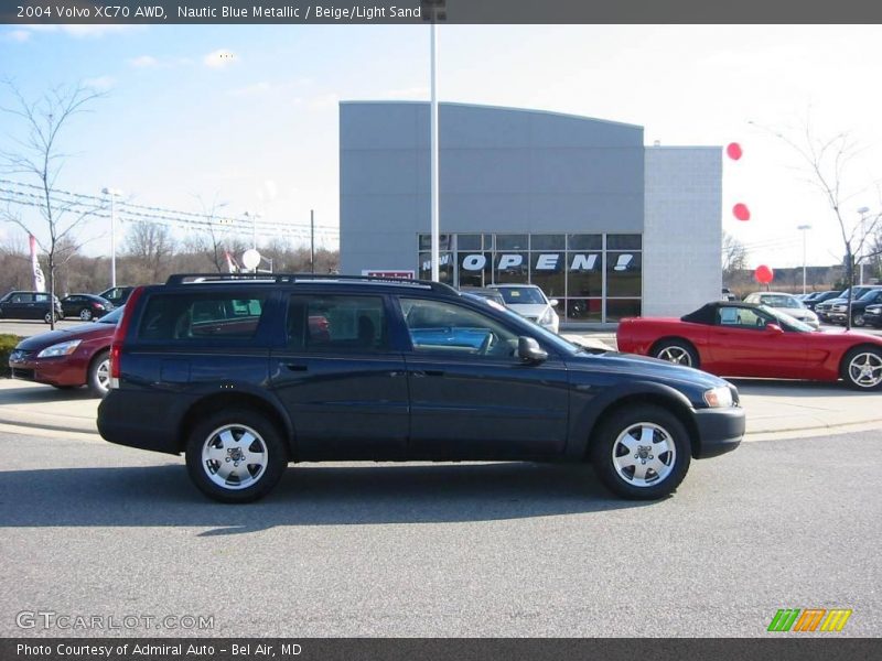 Nautic Blue Metallic / Beige/Light Sand 2004 Volvo XC70 AWD