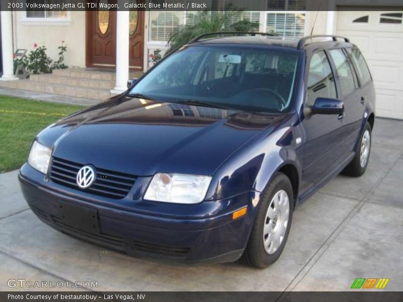 Galactic Blue Metallic / Black 2003 Volkswagen Jetta GL TDI Wagon