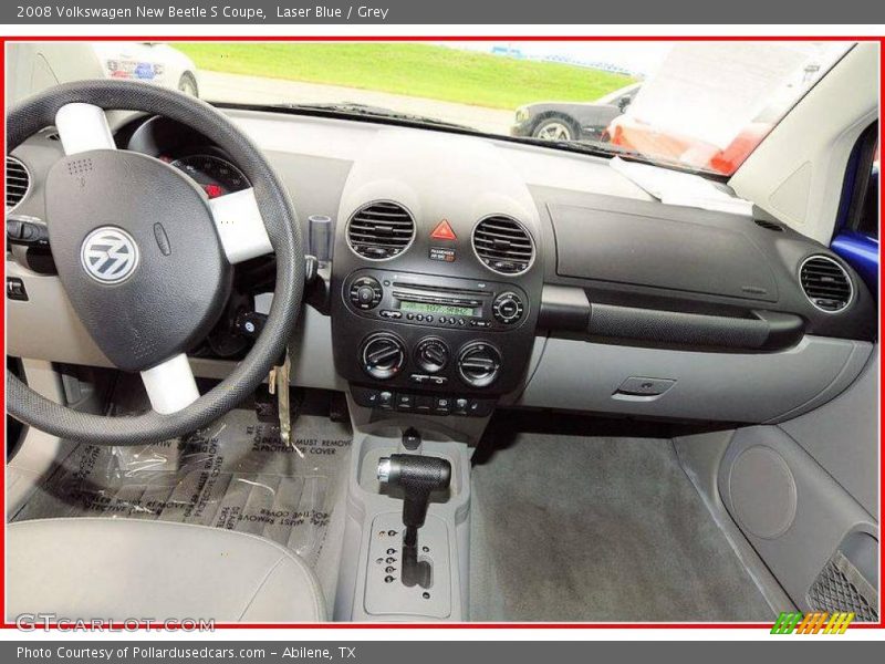 Laser Blue / Grey 2008 Volkswagen New Beetle S Coupe