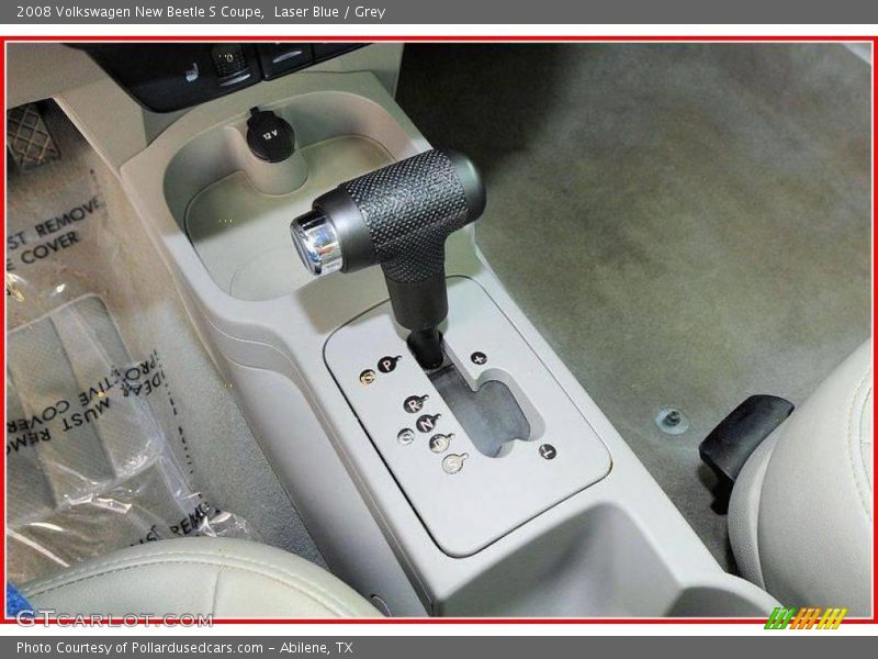 Laser Blue / Grey 2008 Volkswagen New Beetle S Coupe