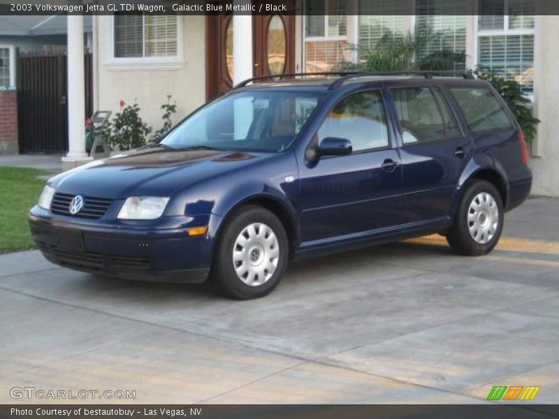 Galactic Blue Metallic / Black 2003 Volkswagen Jetta GL TDI Wagon