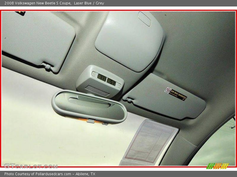 Laser Blue / Grey 2008 Volkswagen New Beetle S Coupe