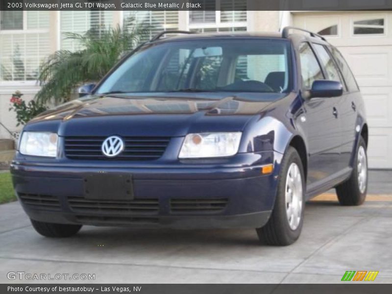 Galactic Blue Metallic / Black 2003 Volkswagen Jetta GL TDI Wagon
