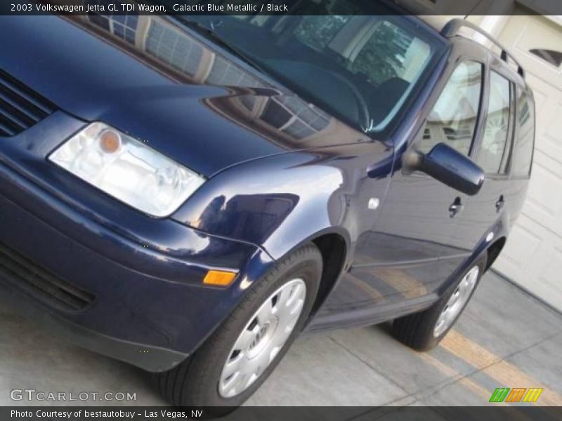 Galactic Blue Metallic / Black 2003 Volkswagen Jetta GL TDI Wagon