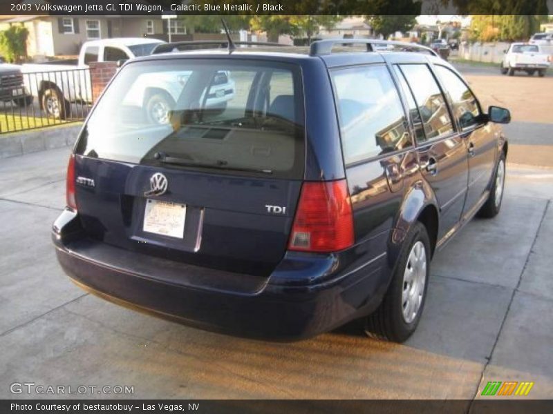 Galactic Blue Metallic / Black 2003 Volkswagen Jetta GL TDI Wagon