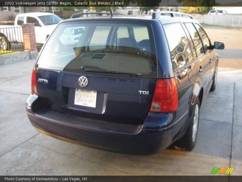 Galactic Blue Metallic / Black 2003 Volkswagen Jetta GL TDI Wagon