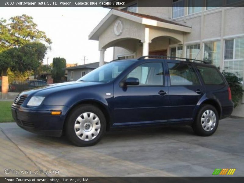 Galactic Blue Metallic / Black 2003 Volkswagen Jetta GL TDI Wagon