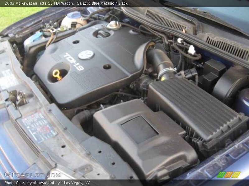 Galactic Blue Metallic / Black 2003 Volkswagen Jetta GL TDI Wagon