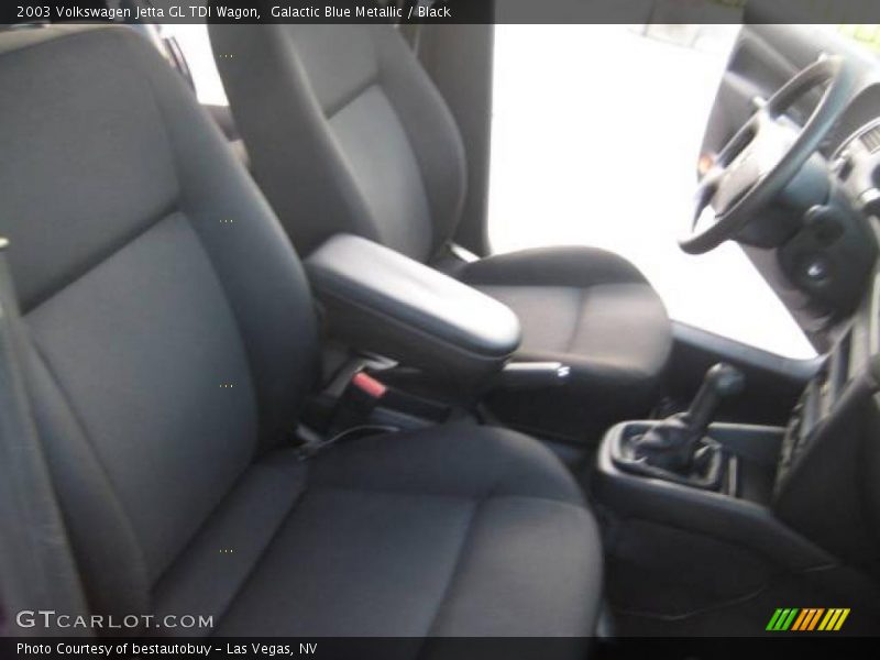 Galactic Blue Metallic / Black 2003 Volkswagen Jetta GL TDI Wagon