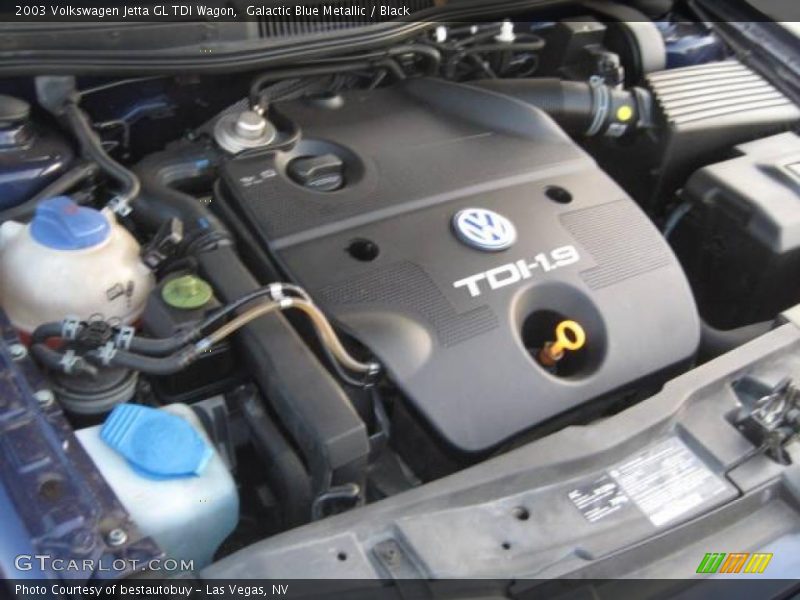 Galactic Blue Metallic / Black 2003 Volkswagen Jetta GL TDI Wagon