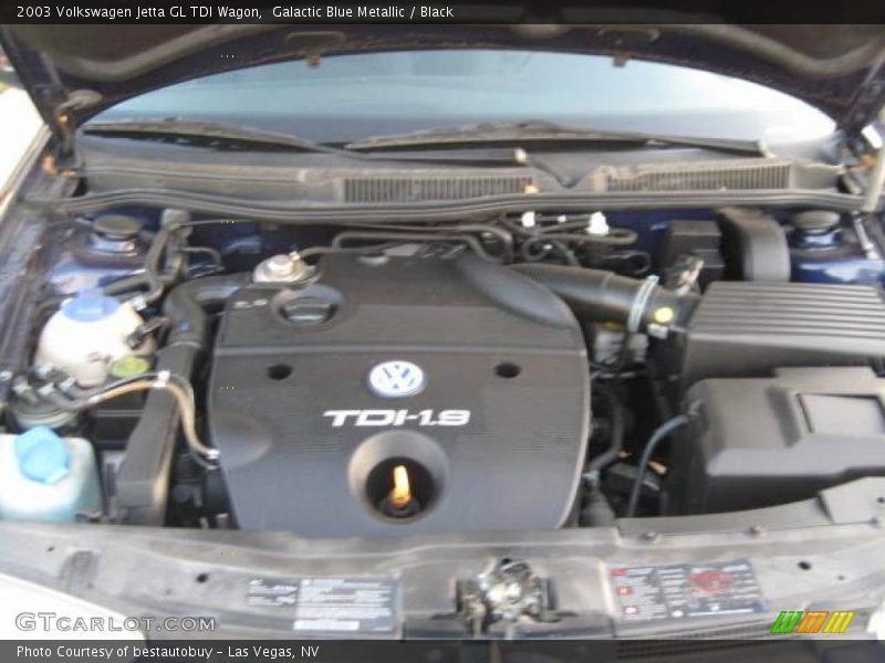 Galactic Blue Metallic / Black 2003 Volkswagen Jetta GL TDI Wagon