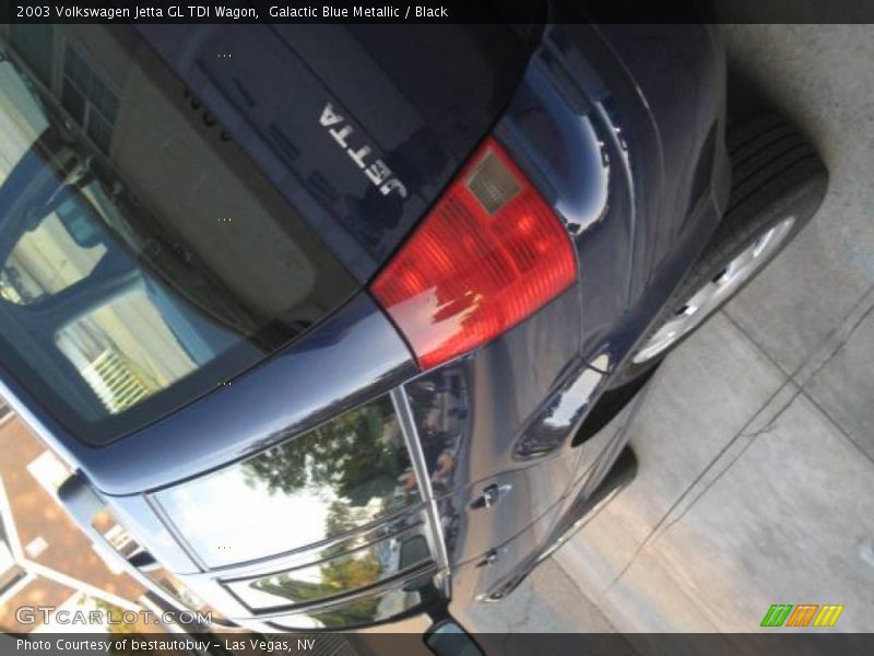 Galactic Blue Metallic / Black 2003 Volkswagen Jetta GL TDI Wagon