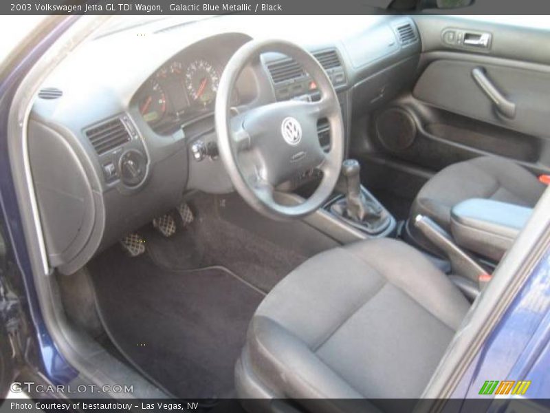 Galactic Blue Metallic / Black 2003 Volkswagen Jetta GL TDI Wagon