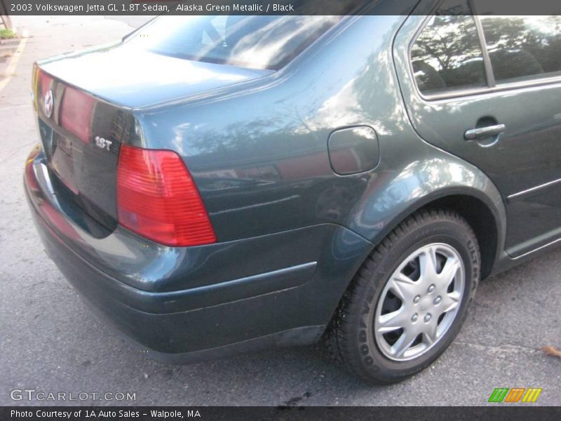 Alaska Green Metallic / Black 2003 Volkswagen Jetta GL 1.8T Sedan