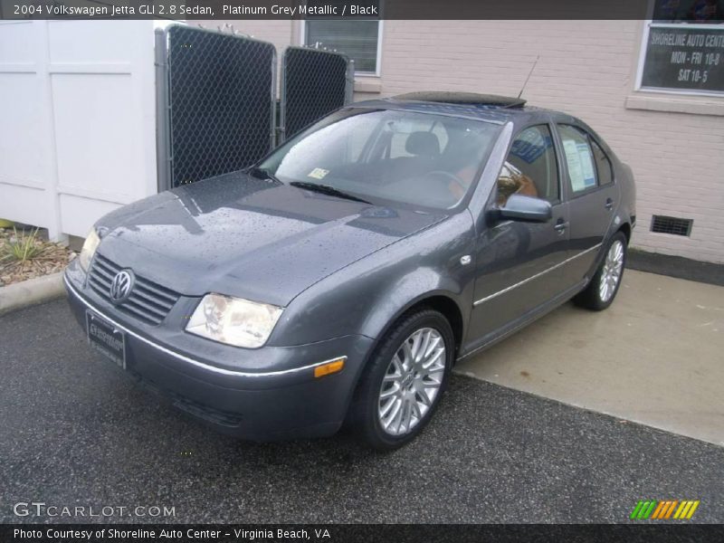 Platinum Grey Metallic / Black 2004 Volkswagen Jetta GLI 2.8 Sedan