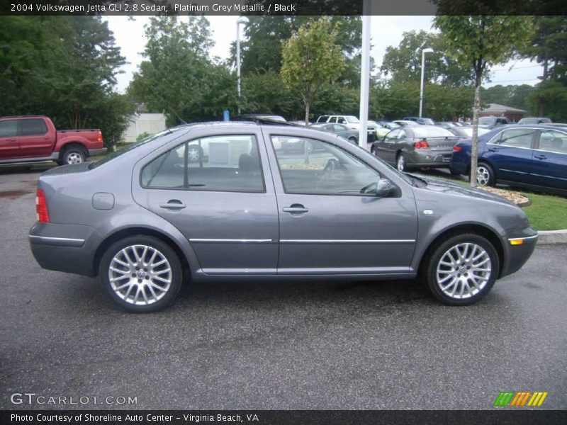 Platinum Grey Metallic / Black 2004 Volkswagen Jetta GLI 2.8 Sedan
