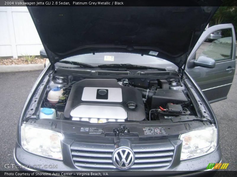 Platinum Grey Metallic / Black 2004 Volkswagen Jetta GLI 2.8 Sedan
