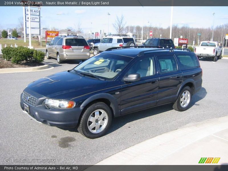 Nautic Blue Metallic / Beige/Light Sand 2004 Volvo XC70 AWD