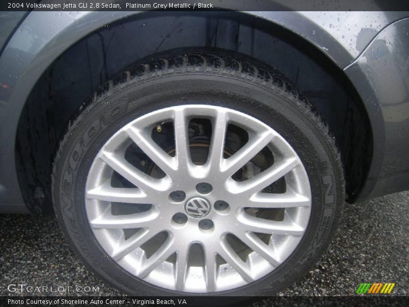 Platinum Grey Metallic / Black 2004 Volkswagen Jetta GLI 2.8 Sedan