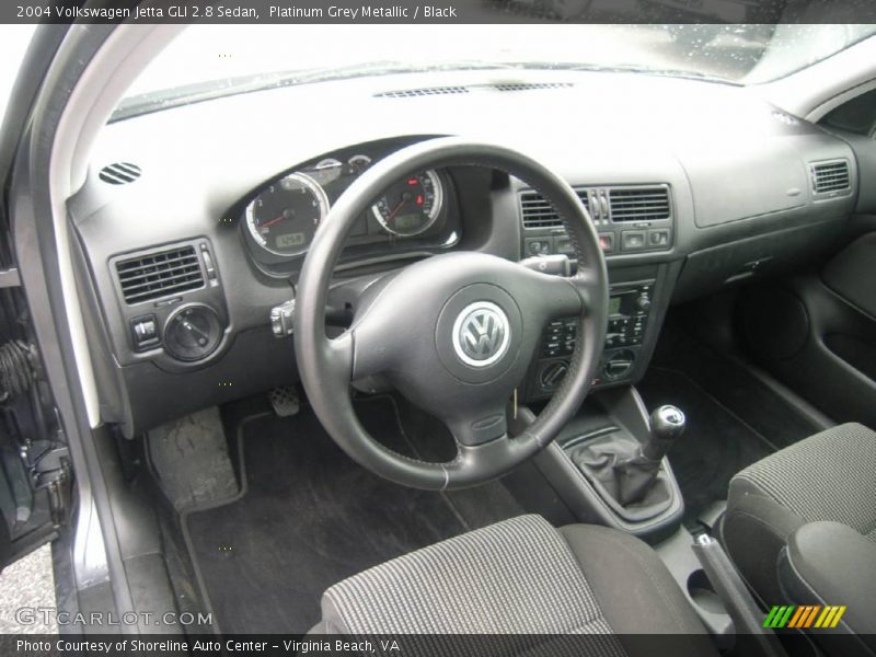 Platinum Grey Metallic / Black 2004 Volkswagen Jetta GLI 2.8 Sedan