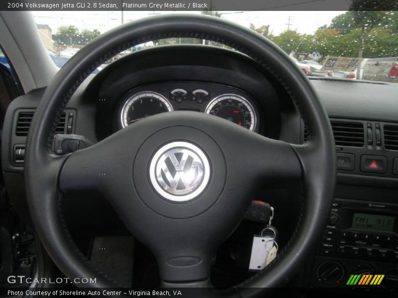 Platinum Grey Metallic / Black 2004 Volkswagen Jetta GLI 2.8 Sedan