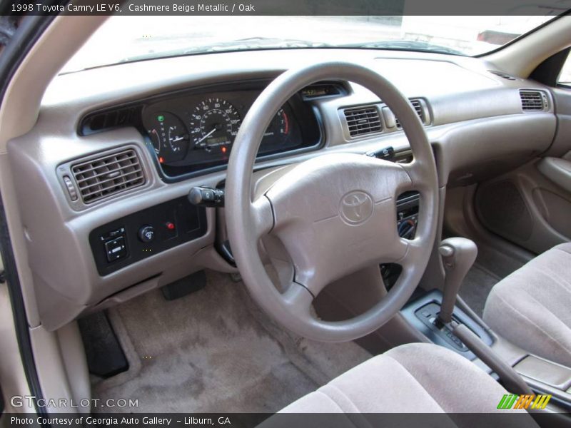 Cashmere Beige Metallic / Oak 1998 Toyota Camry LE V6