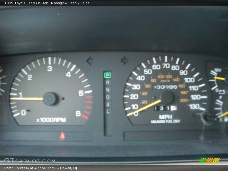 Moonglow Pearl / Beige 1995 Toyota Land Cruiser