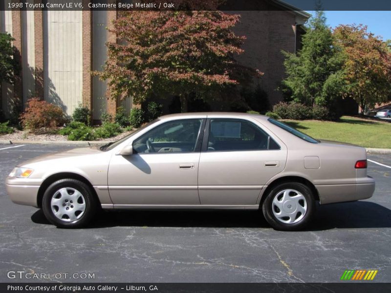Cashmere Beige Metallic / Oak 1998 Toyota Camry LE V6