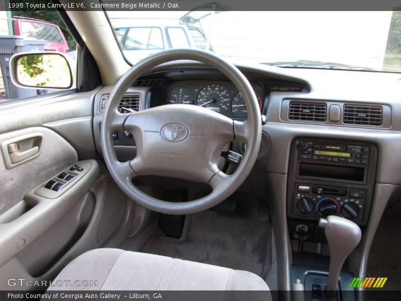 Cashmere Beige Metallic / Oak 1998 Toyota Camry LE V6
