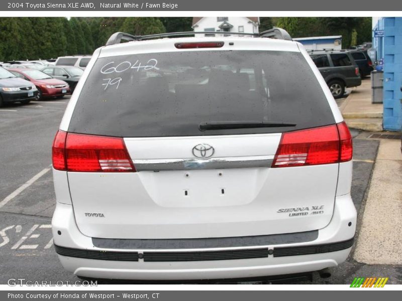Natural White / Fawn Beige 2004 Toyota Sienna XLE AWD