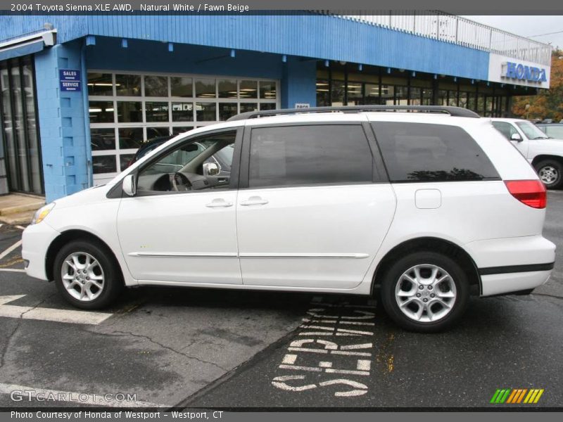 Natural White / Fawn Beige 2004 Toyota Sienna XLE AWD