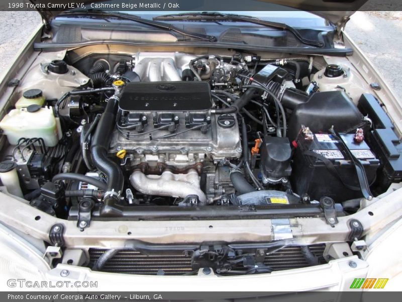 Cashmere Beige Metallic / Oak 1998 Toyota Camry LE V6