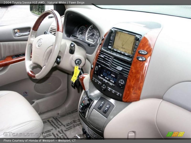 Natural White / Fawn Beige 2004 Toyota Sienna XLE AWD